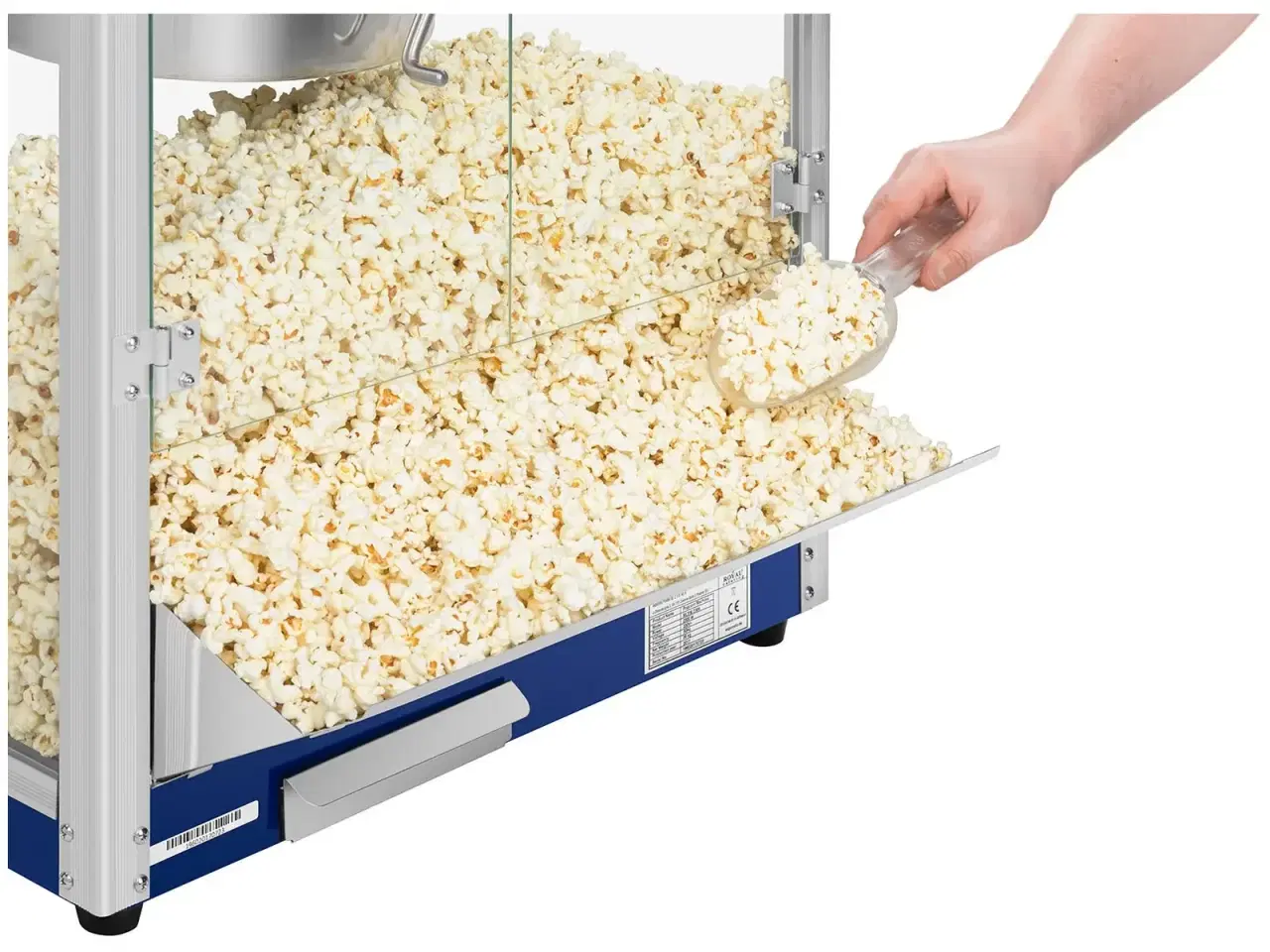 Billede 7 - Popcornmaskine XXL 193 L – 2350 W – blå