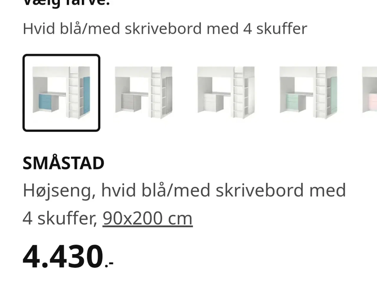 Billede 5 - Ikea højseng 