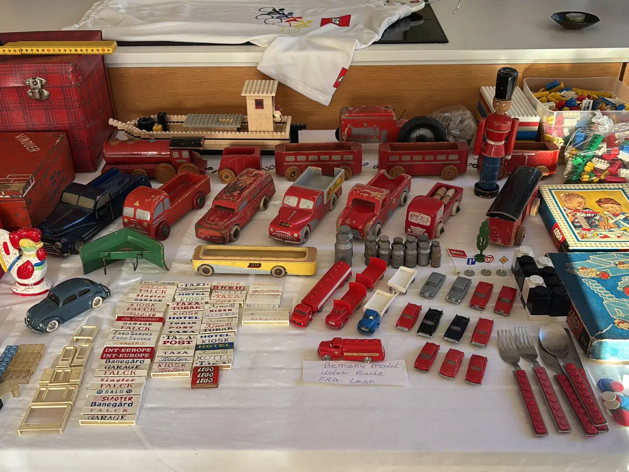 Billede 2 - Lego gammelt træ / plastik legetøj til samler