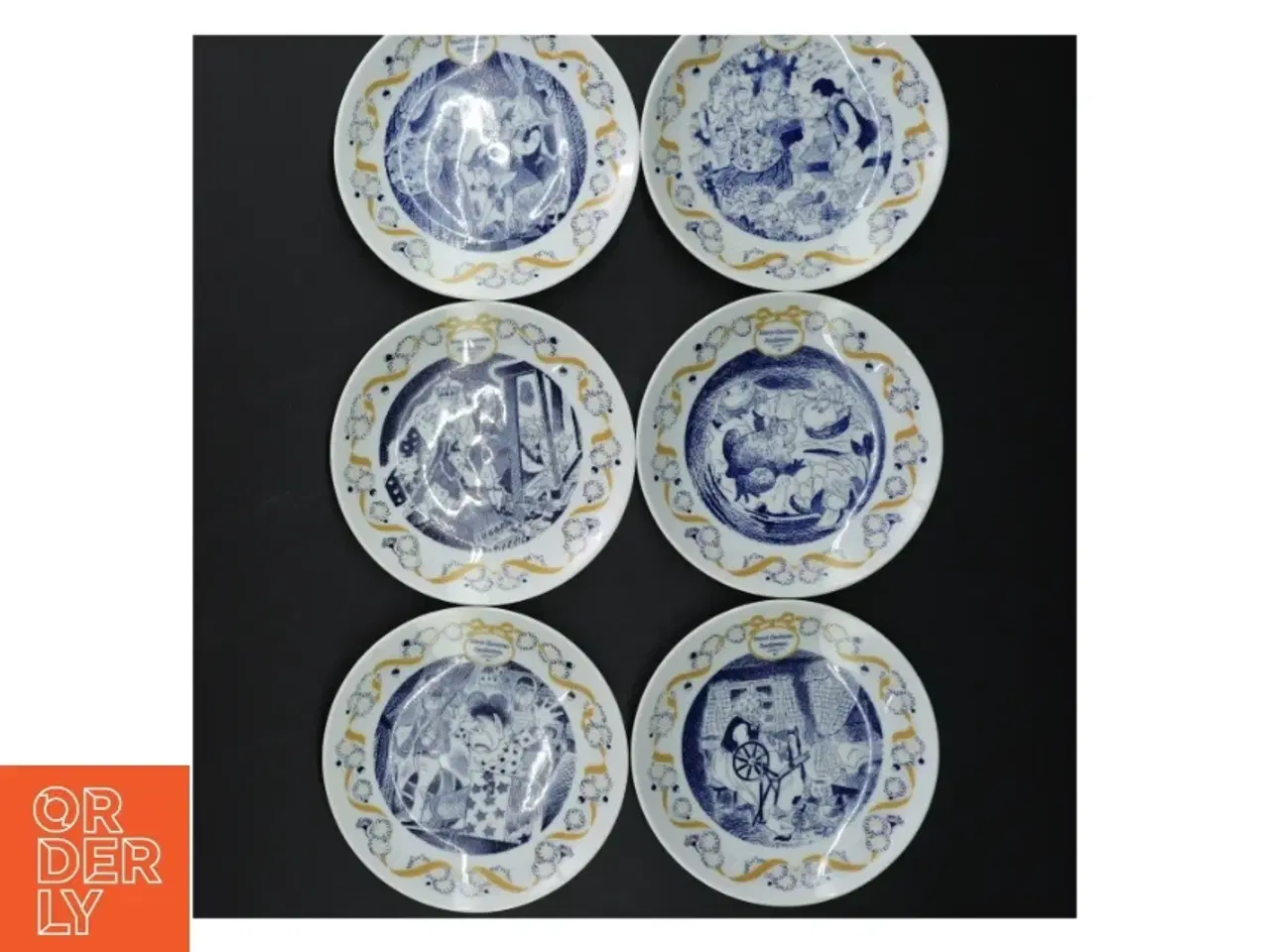 Billede 7 - H.C. Andersen eventyrtallerkener fra Lise Porcelain (str. Ø 13,5 cm)