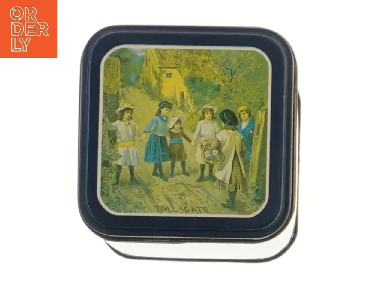 Billede 2 - Vintage metal opbevaringsdåse fra Nestlé (str. 12x9x9 cm)