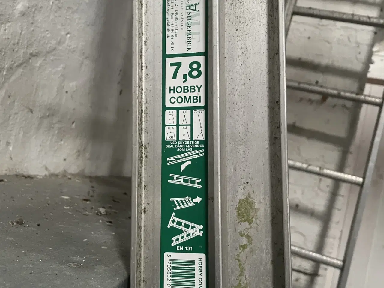 Billede 2 - Hobby teleskop stige med en længde på 7,8 meter.