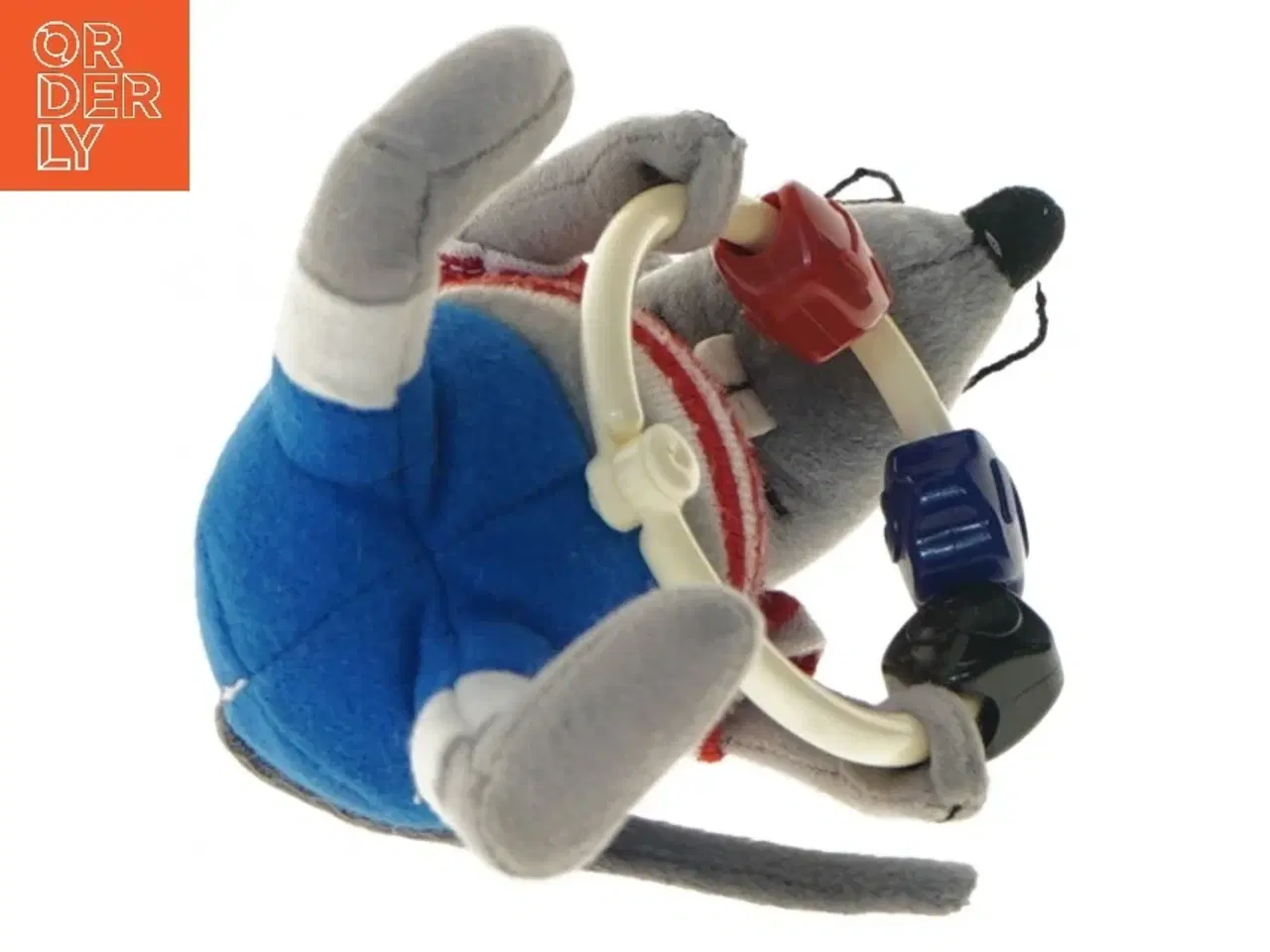 Billede 3 - Mus bamse med legetøjsring (str. 17 cm)