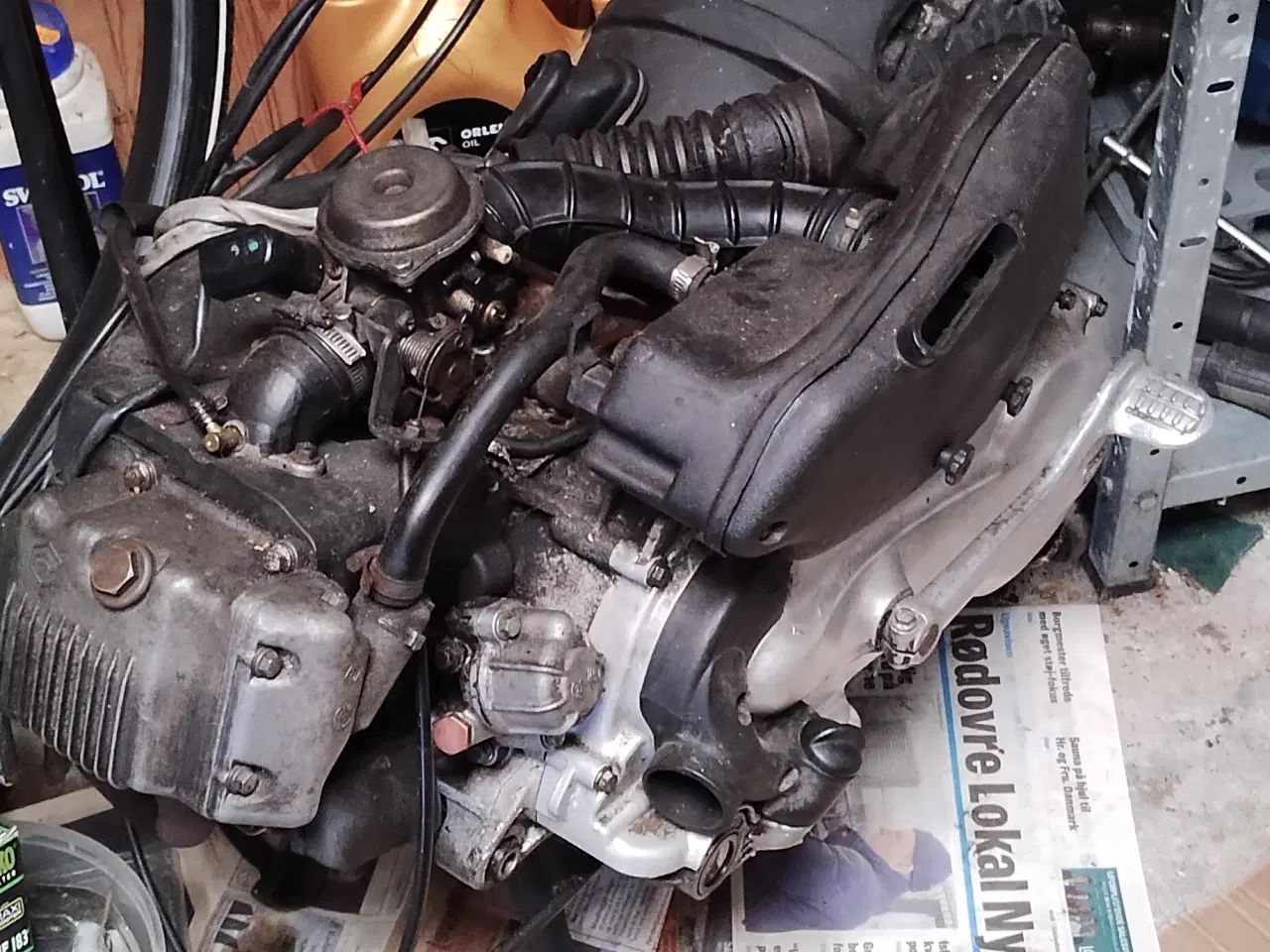 Billede 1 - Vespa Piaggio motor 125 komplet virker 