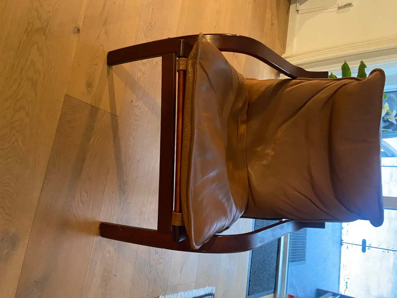 Billede 2 - Lænestol, læder