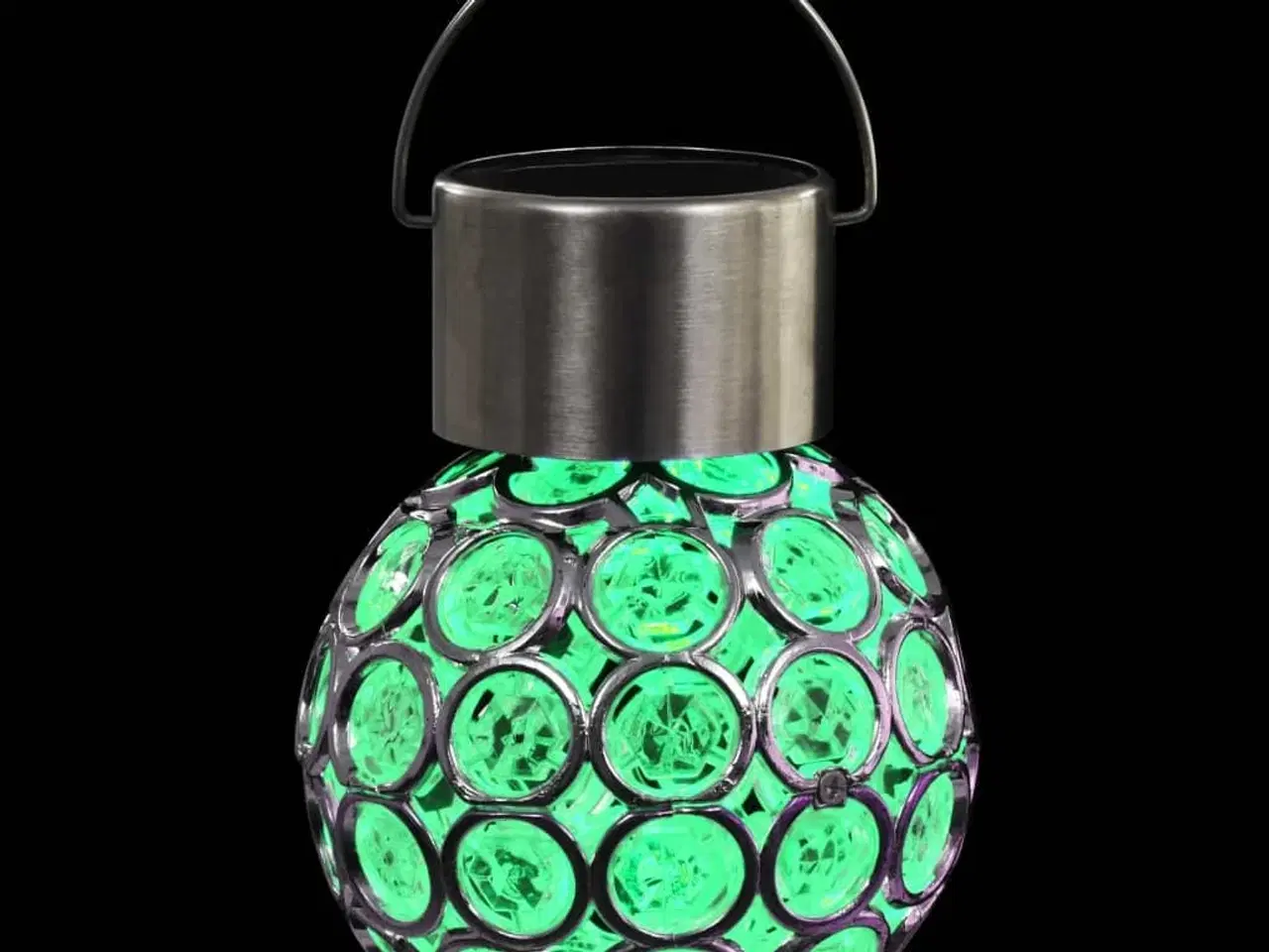 Billede 9 - Hængende LED-solcellelamper 8 stk. RGB-farver