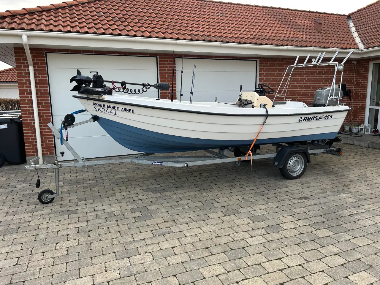 Billede 2 - RYDS 465 R med styrepult, Mariner 40 hk + trailer 