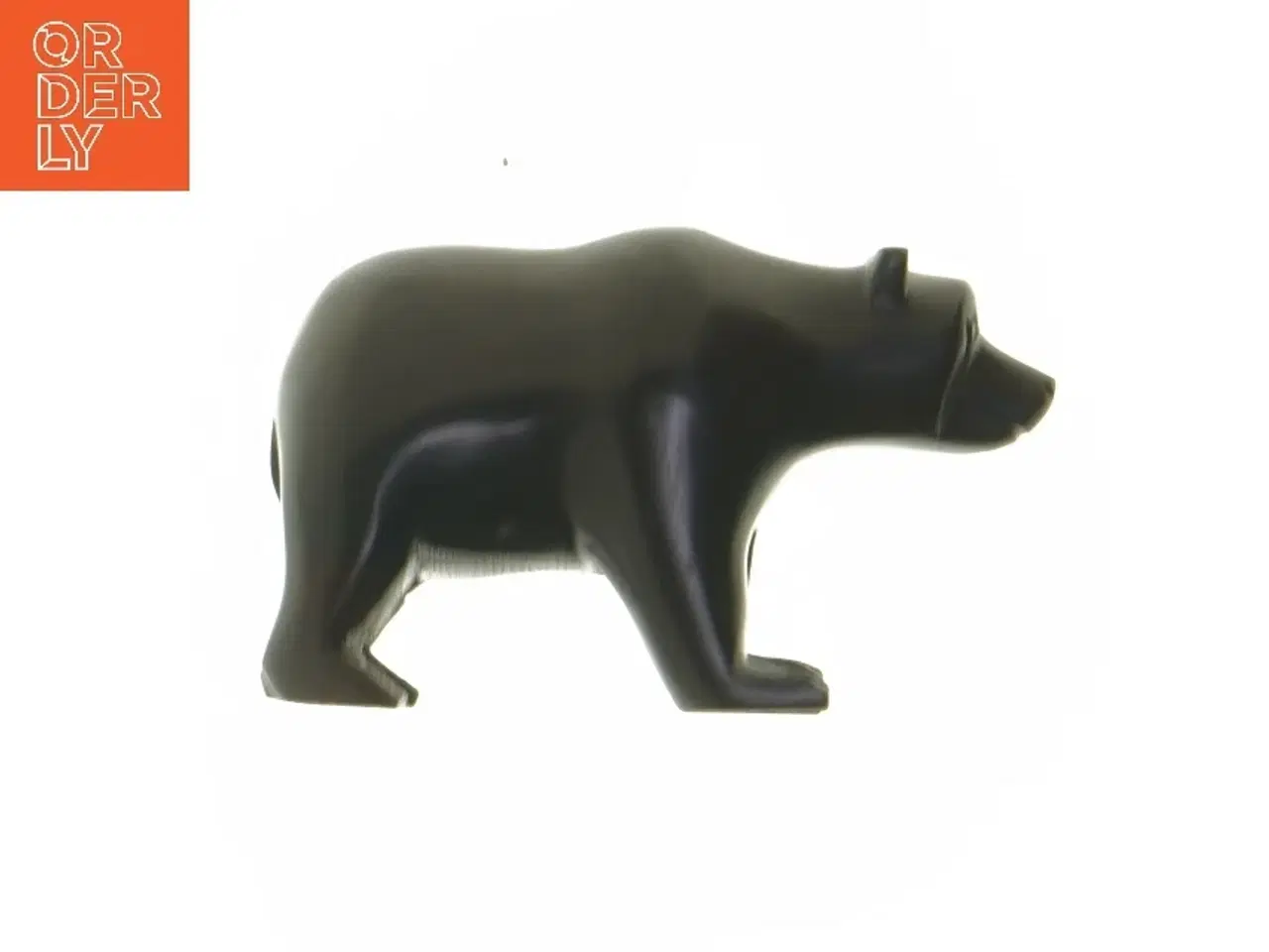 Billede 3 - Træfigur af bjørn, håndskåret (vintage) (str. 13x7,5 cm)