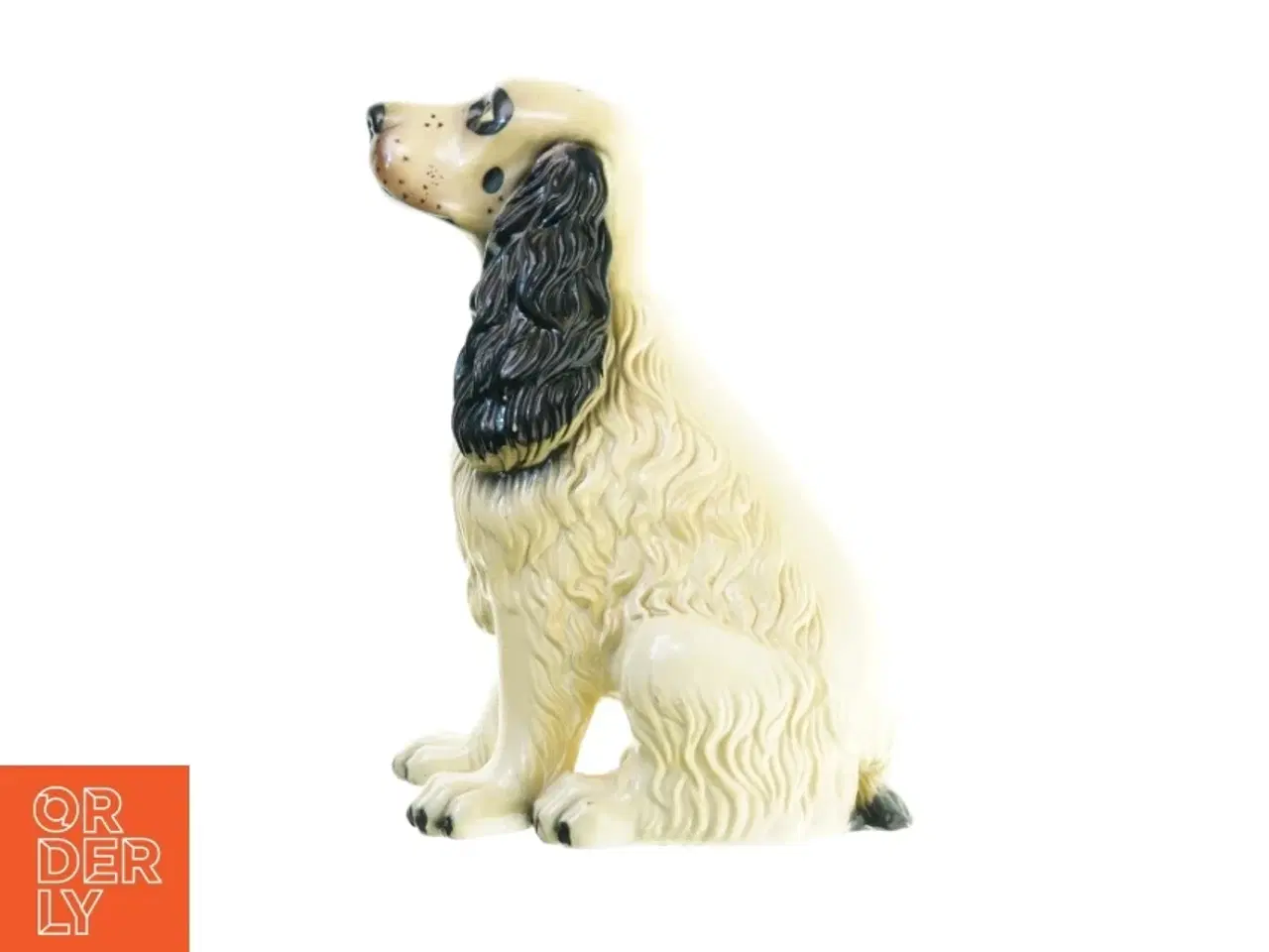 Billede 3 - Ældre Vintage Keramik Cocker Spaniel Hundefigur (str. 40 x 20 x 30 cm)