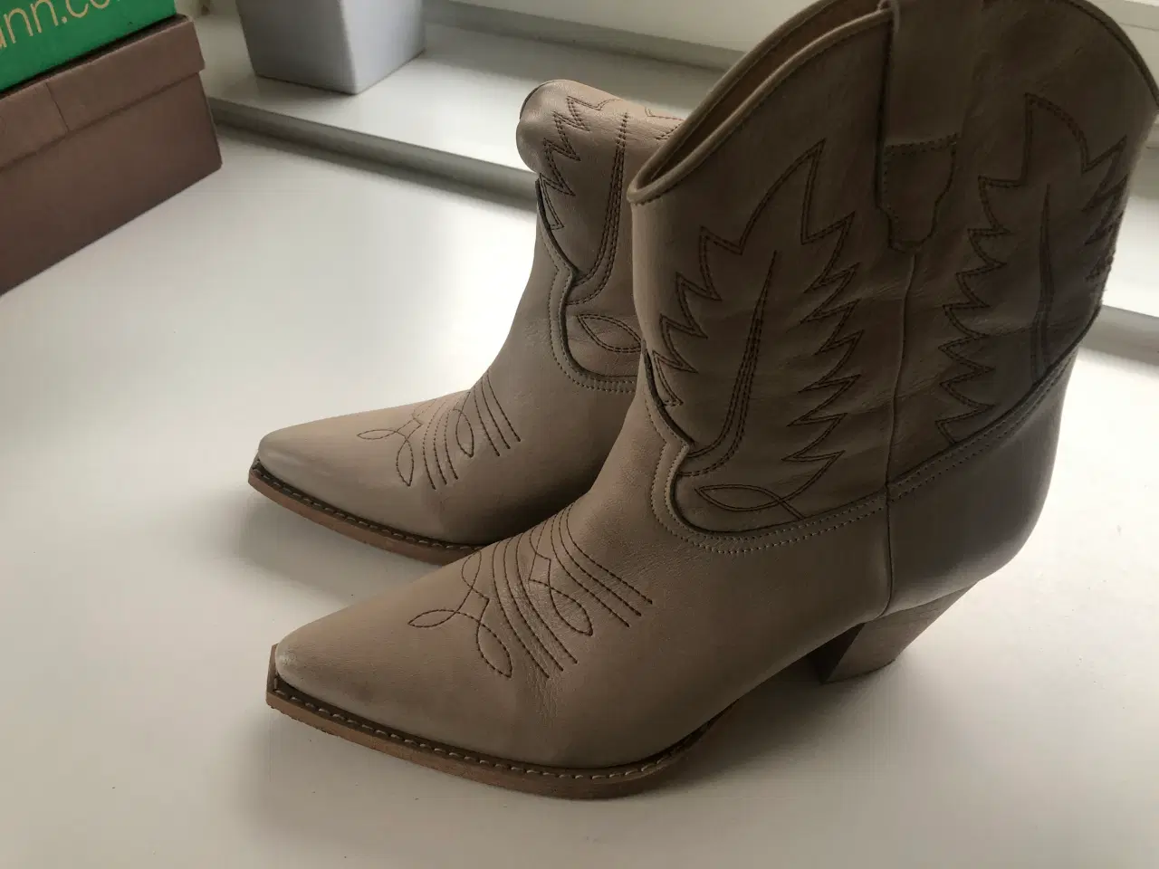Billede 1 - Cowboy støvler ægte læder, som ny