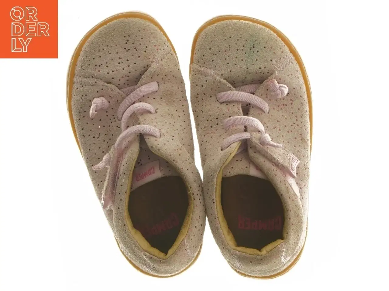 Billede 5 - Lyserøde børnesko fra Camper i ruskind, str. 25 fra Camper (str. 25 )