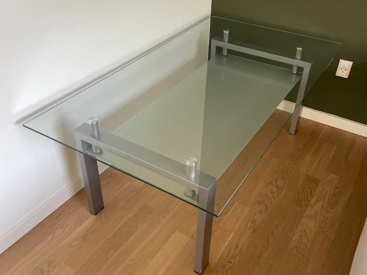 Billede 1 - Stort glas Sofabord 