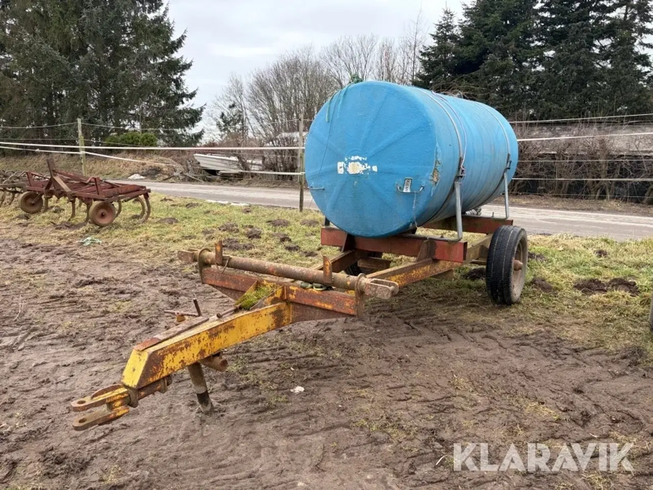 Billede 2 - Glasfiber Tank på vogn Modo-Tønden