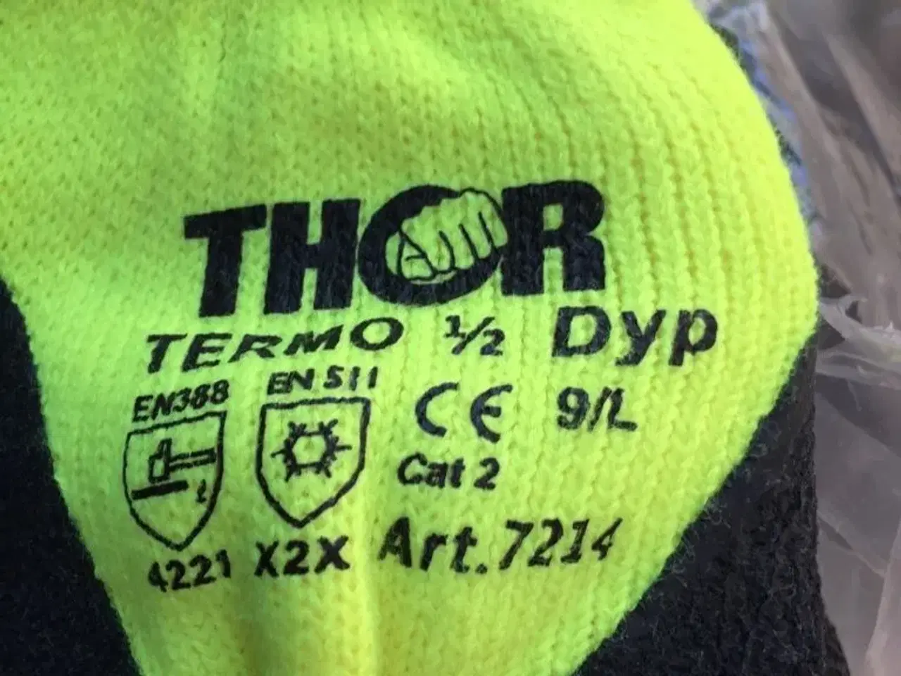 Billede 2 - THOR Grip Termo Halvdyppet str.9