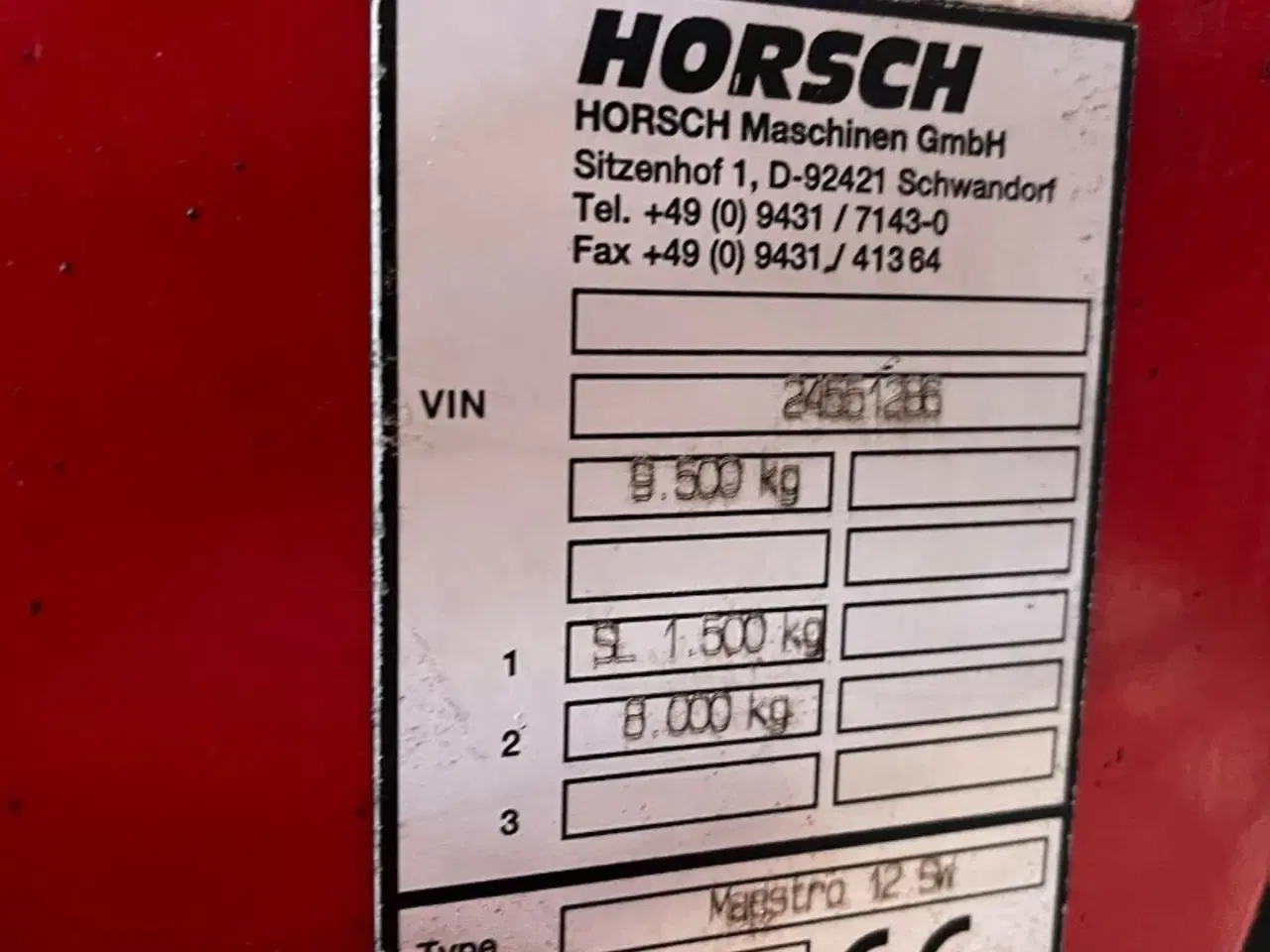 Billede 1 - Horsch Maestro 12 SW Majs Så motorer/enheder