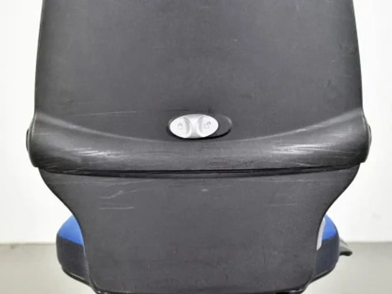 Billede 9 - Rh extend kontorstol med blå polster