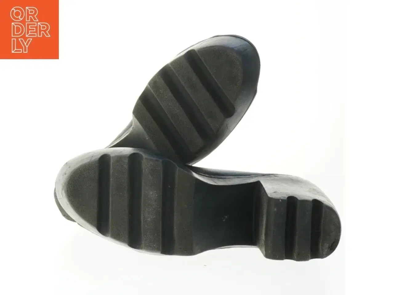 Billede 4 - Sort ankel støvle med lynlås (str. Længde, 23 cm)