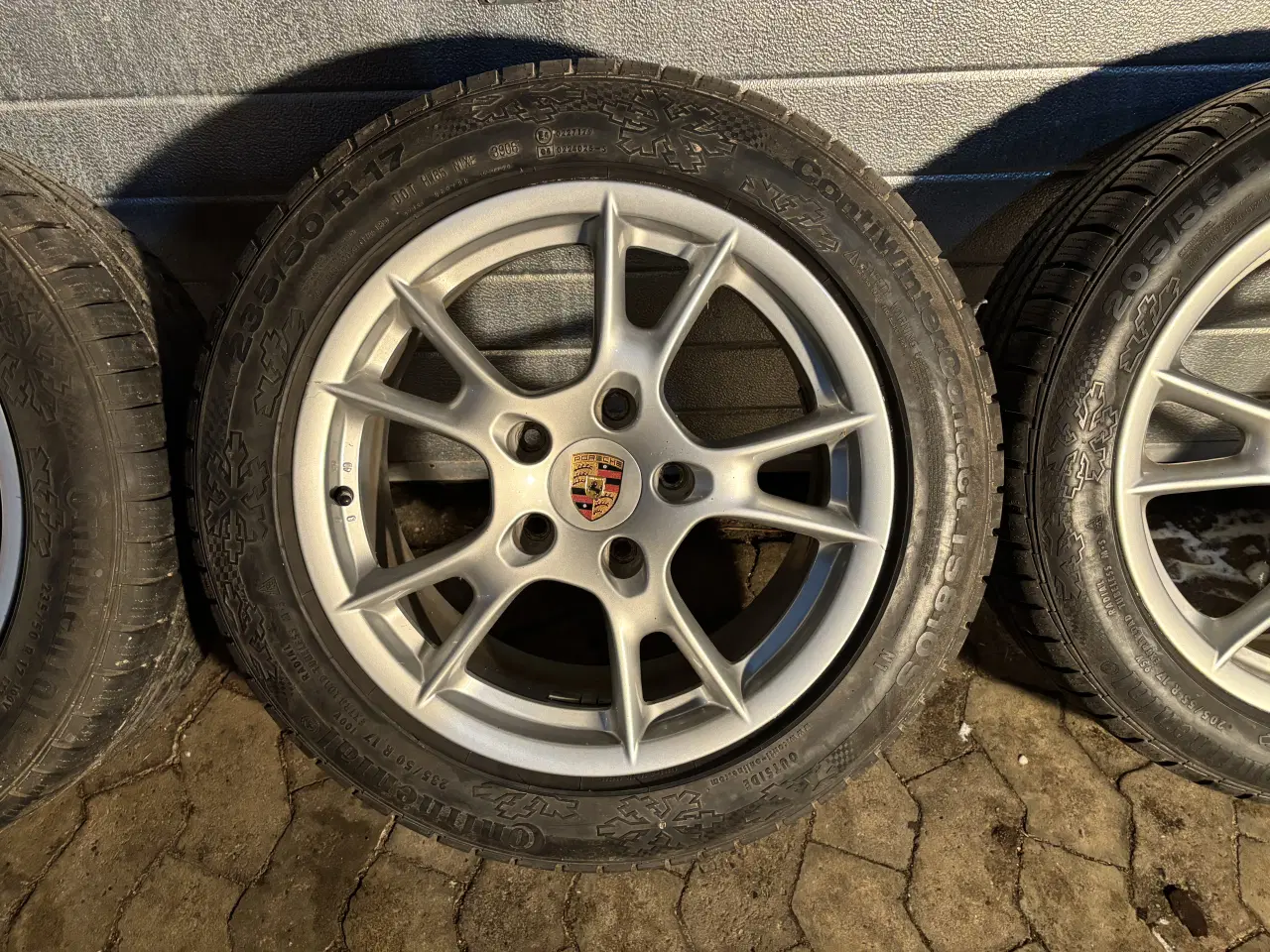 Billede 3 - Porsche 17” alufælge på vinterdæk