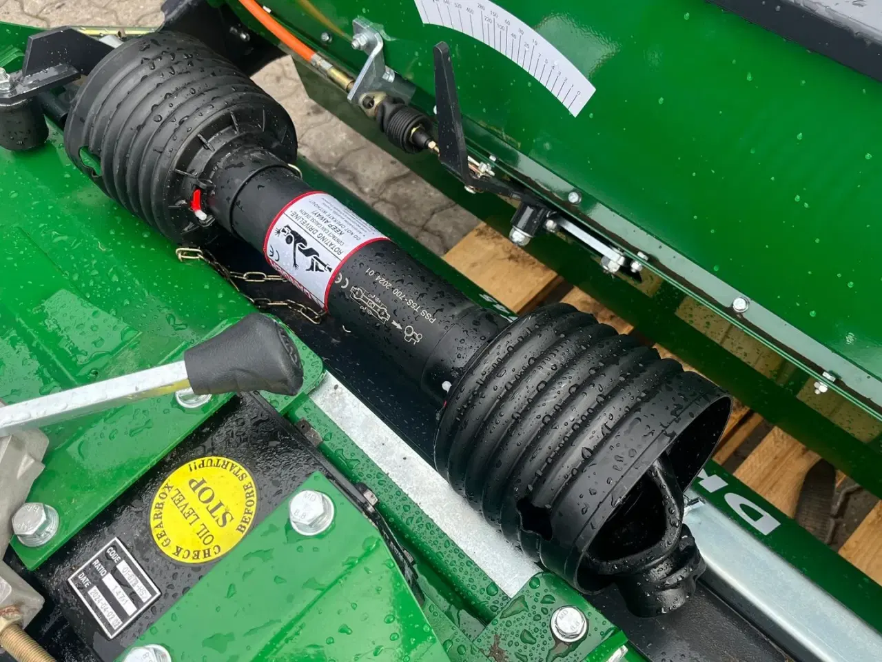 Billede 6 - DK-TEC sb145b sten nedlægningsfræser  145cm stennedlægnings fræser med så kasse