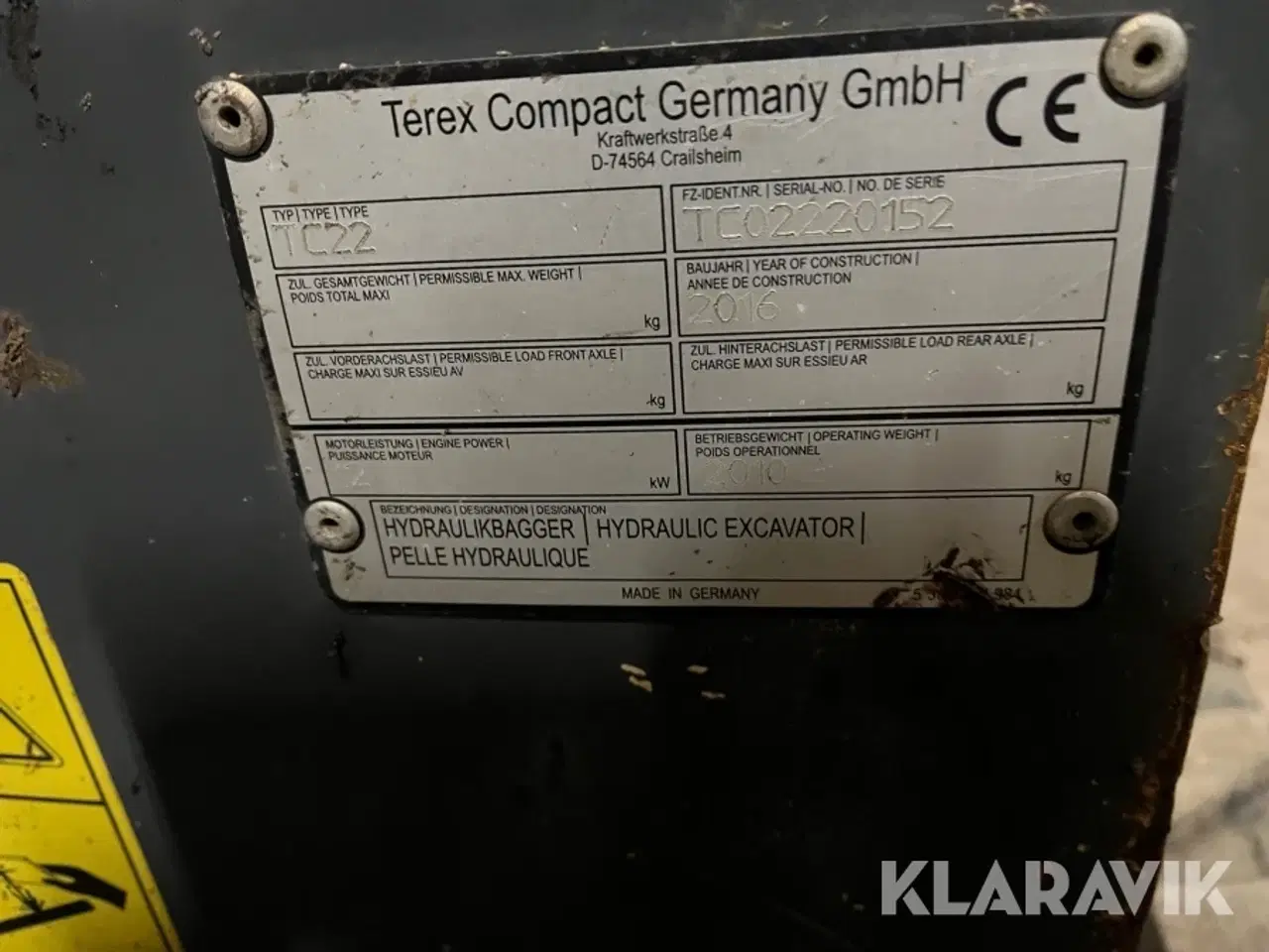 Billede 6 - Minigraver Terex TC22 2