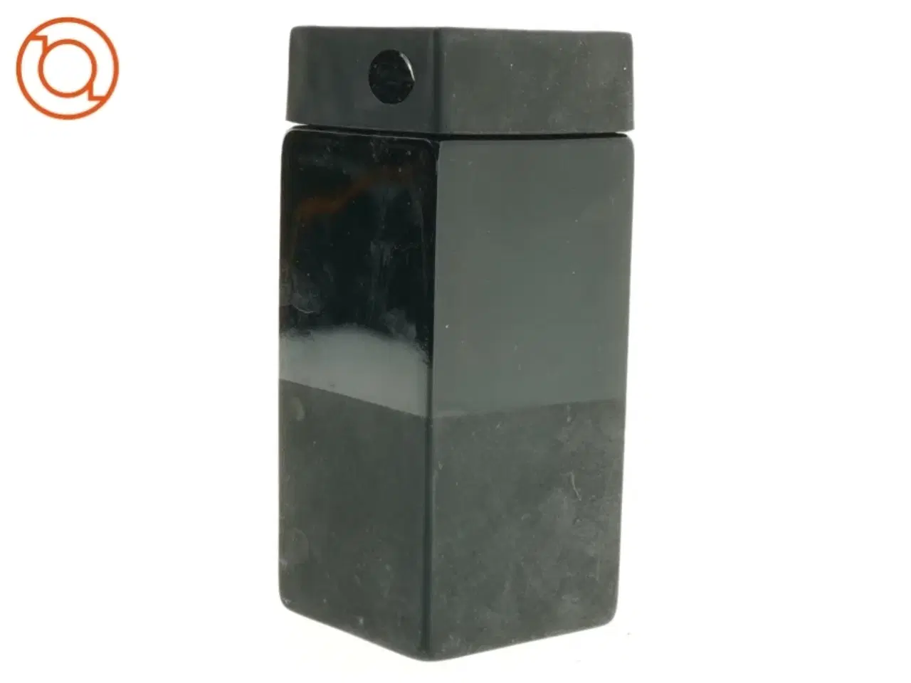 Billede 1 - Sort beholder med låg (str. 19 x 8 cm)