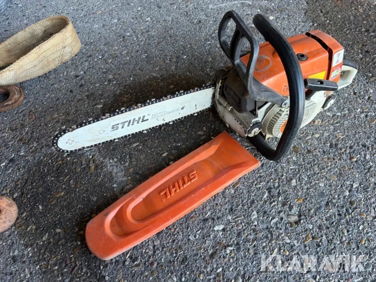 Billede 10 - Lot - borehammer, slampumpe, kædesav, stavvibratorer og kædeslæng - 1 palle