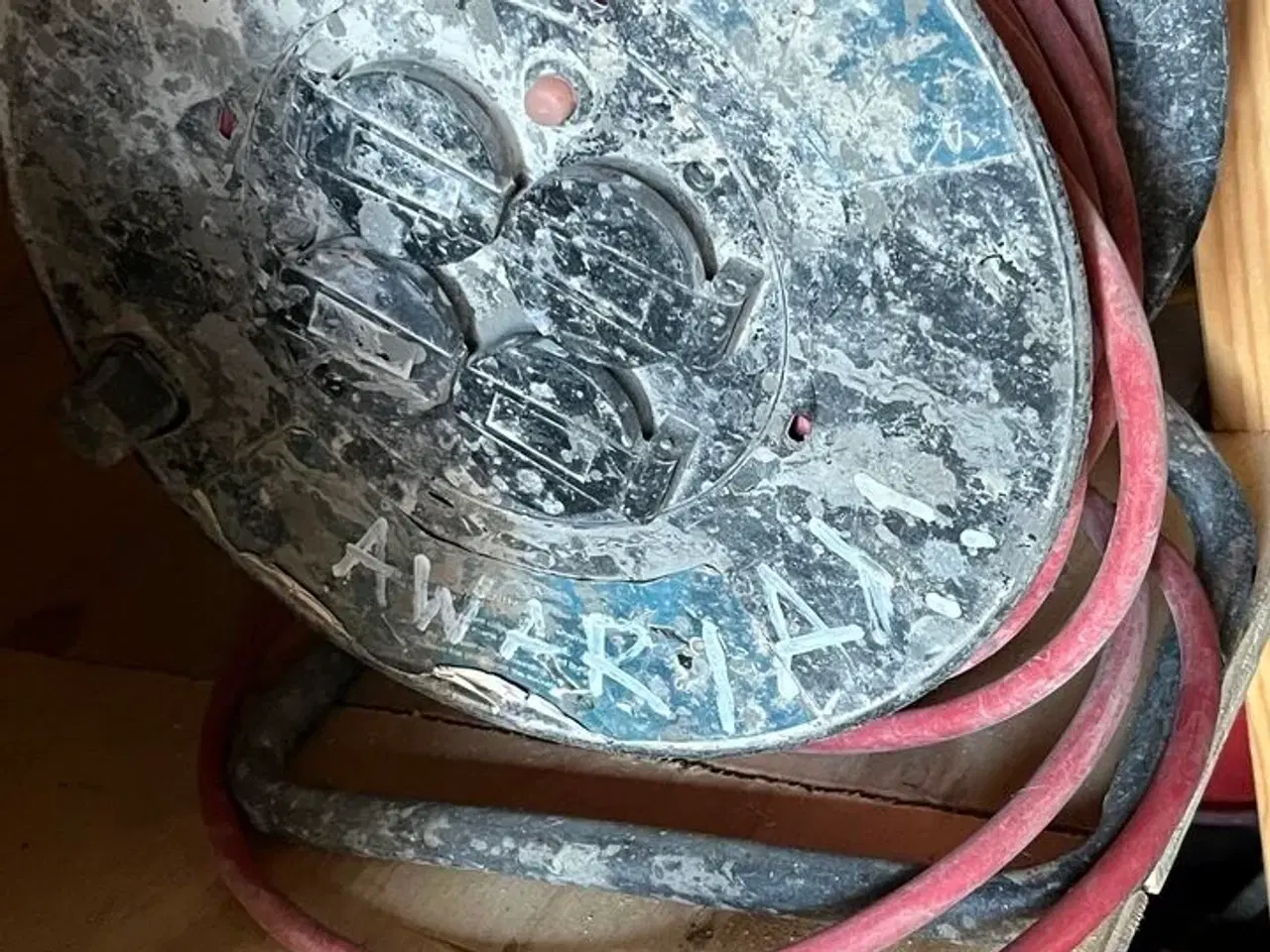 Billede 2 - 3 stk. Kabeltromler + Forlængerkabel med CEE Stik