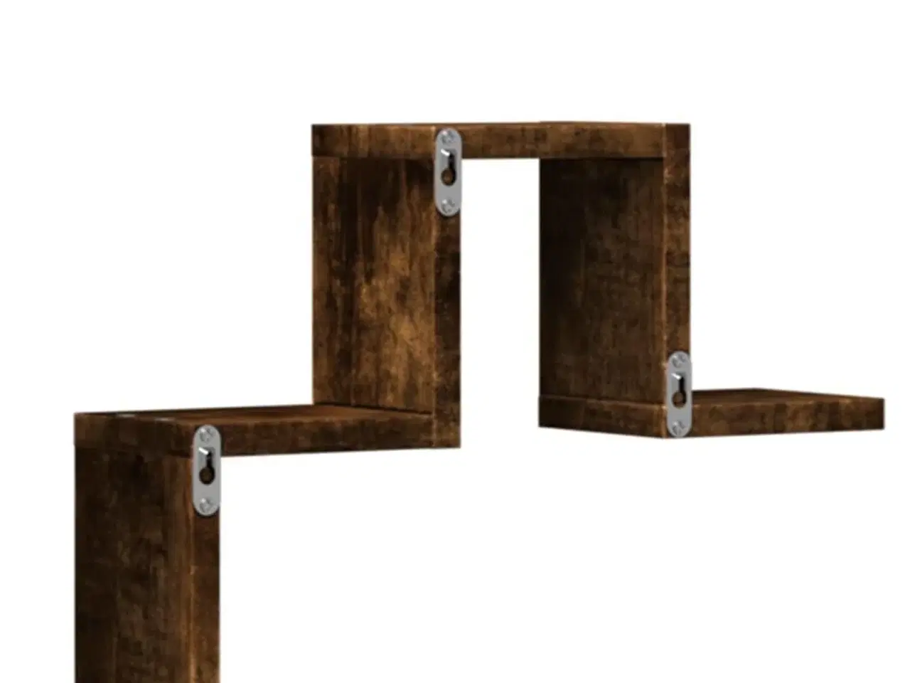 Billede 8 - Væghylde 104,5x10x43 cm konstrueret træ røget egetræsfarve