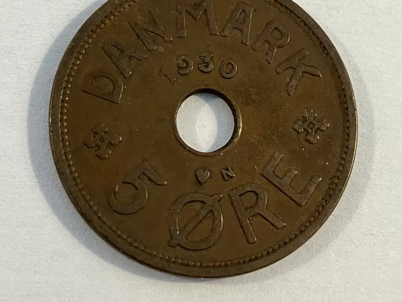 Billede 1 - 5 Øre 1930 Danmark