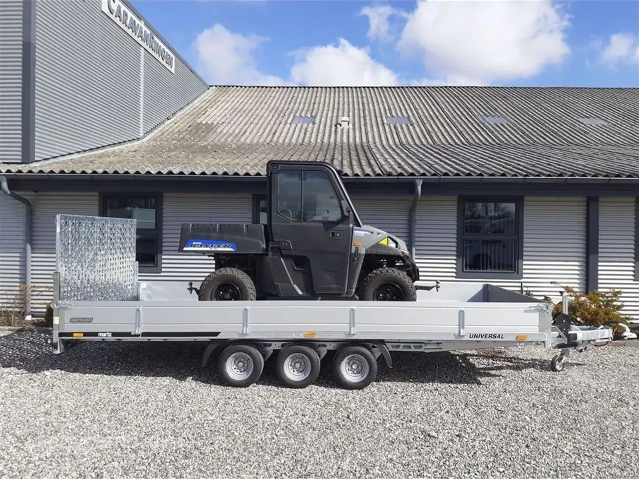 Billede 10 - 0 - Martz GT Universal 500/3   UNIVERSALTRAILER MED TIP. 3500 KG. FLYTBAR SPIL. ALUSIDER.