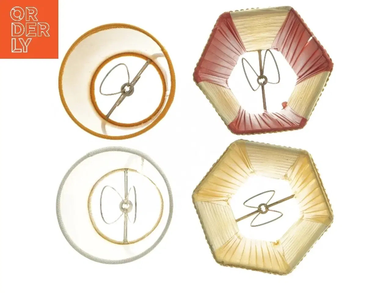 Billede 3 - Små lampeskærme, 4 stk (str. ca. 11x12 cm)