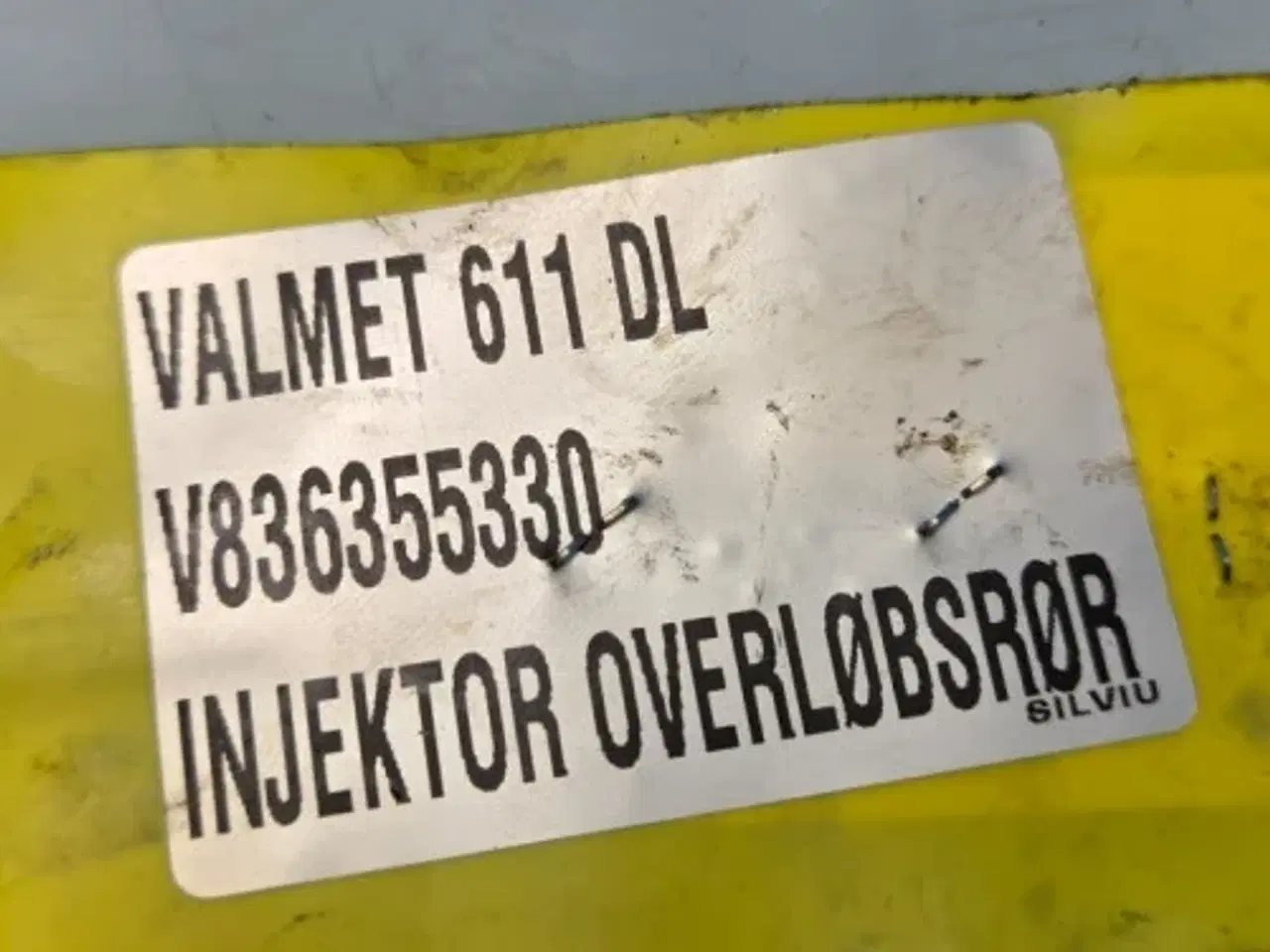 Billede 11 - Valmet 611 DL Injektor Overløbsrør 836355330