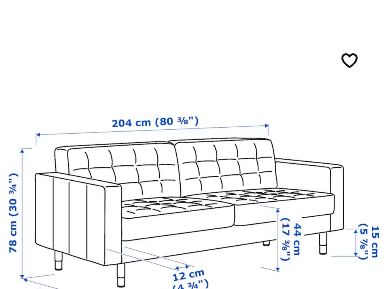 Billede 2 - Ikea sofa