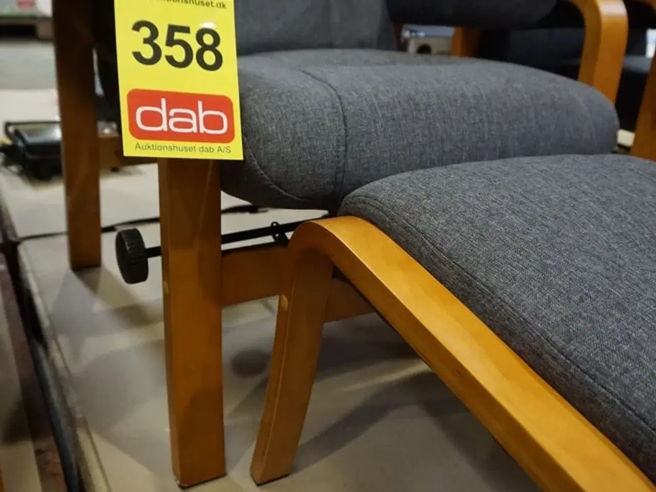 Billede 5 - Otium lænestol inkl. fodskammel - grå