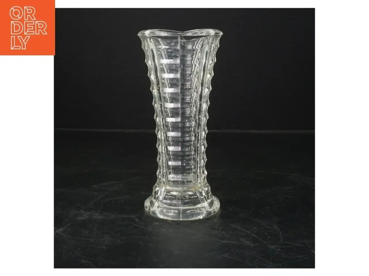 Billede 1 - Glasvase (str. 18,5 cm)