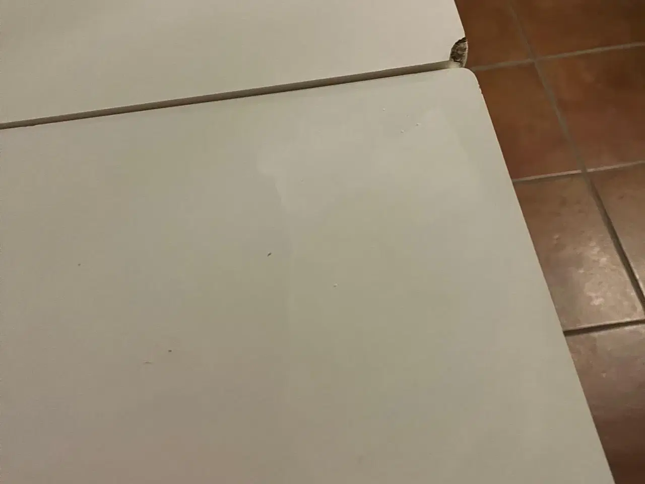 Billede 4 - Spisebord hvid laminat m.egetræs ben