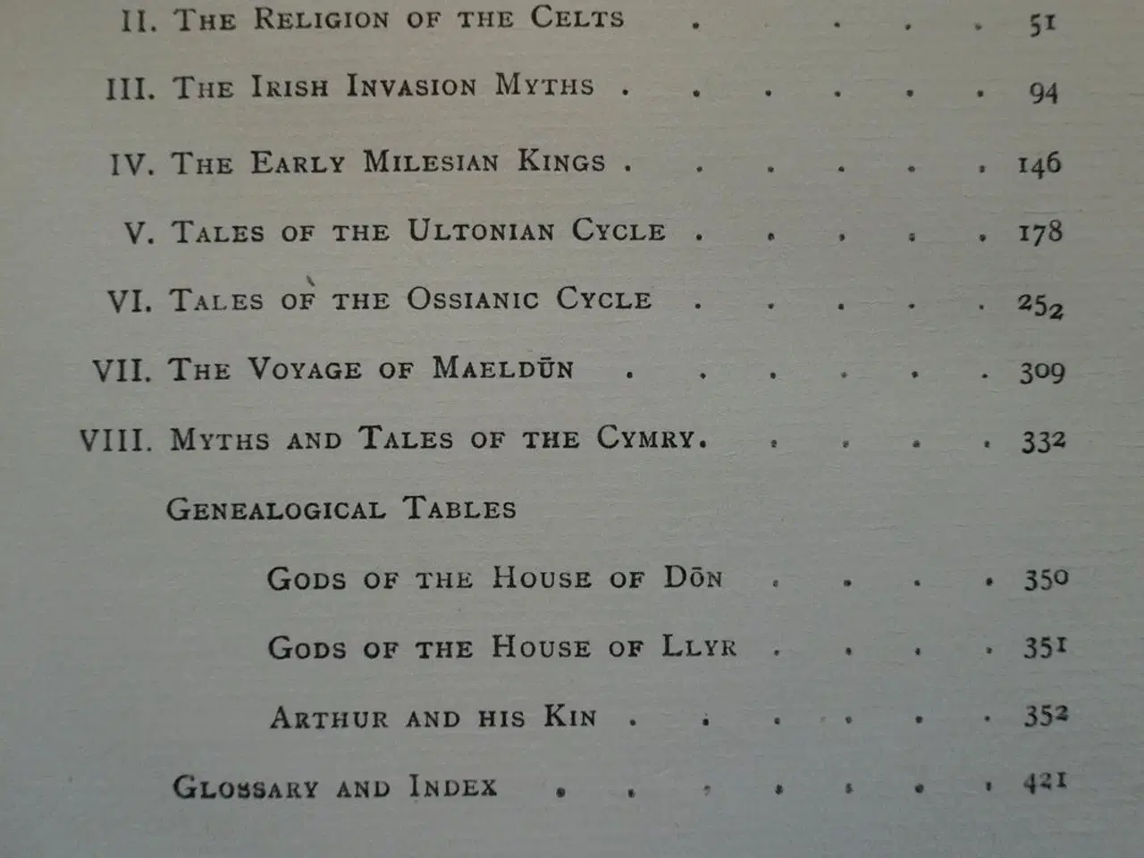 Billede 3 - myths and legends of the celtic race, by t. w. rol