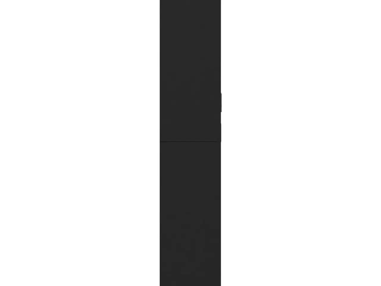 Billede 7 - Vitrineskab 82,5x30,5x185,5 cm spånplade sort