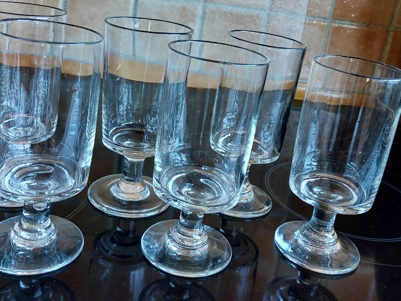 Billede 1 - 6 stk. antikke BEATRICE  glas -  ( samlet pris !) 