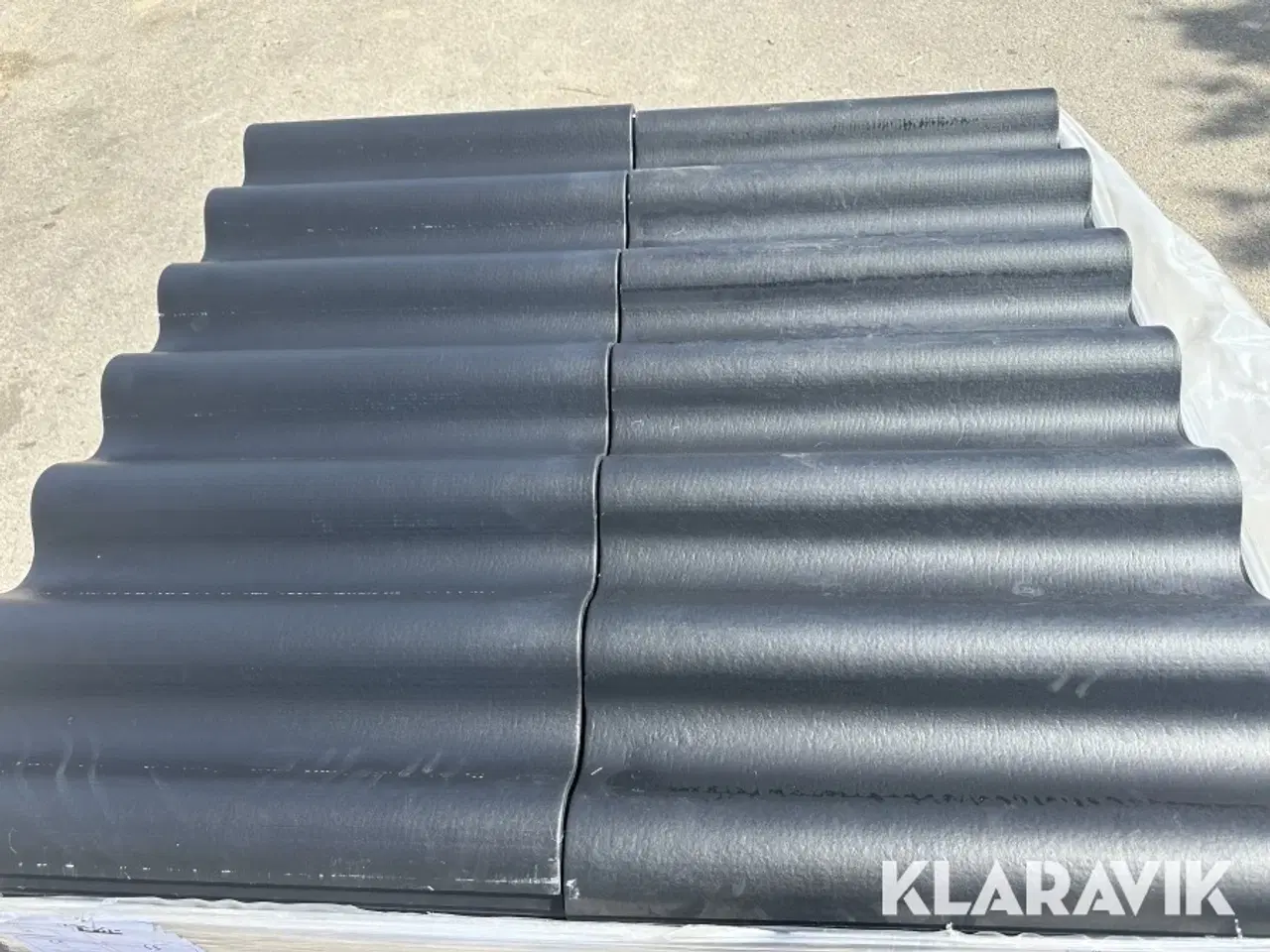 Billede 6 - Bølgeplader Euronit 702 FK sort 150 styk