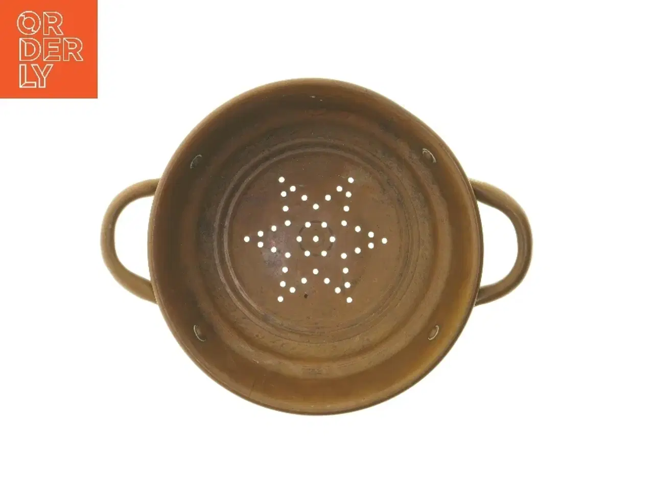 Billede 1 - Gammel Kobbersigte med håndtag (str. Ø 21 cm)