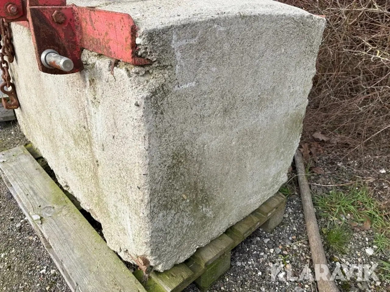 Billede 7 - Vægtklods beton med kobling