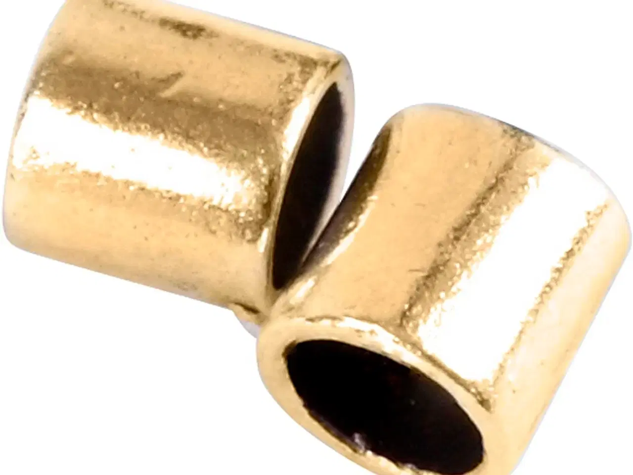 Billede 1 - Enderør, str. 2x2 mm, hulstr. 1,4 mm, forgyldt, 80stk./ 1 pk.