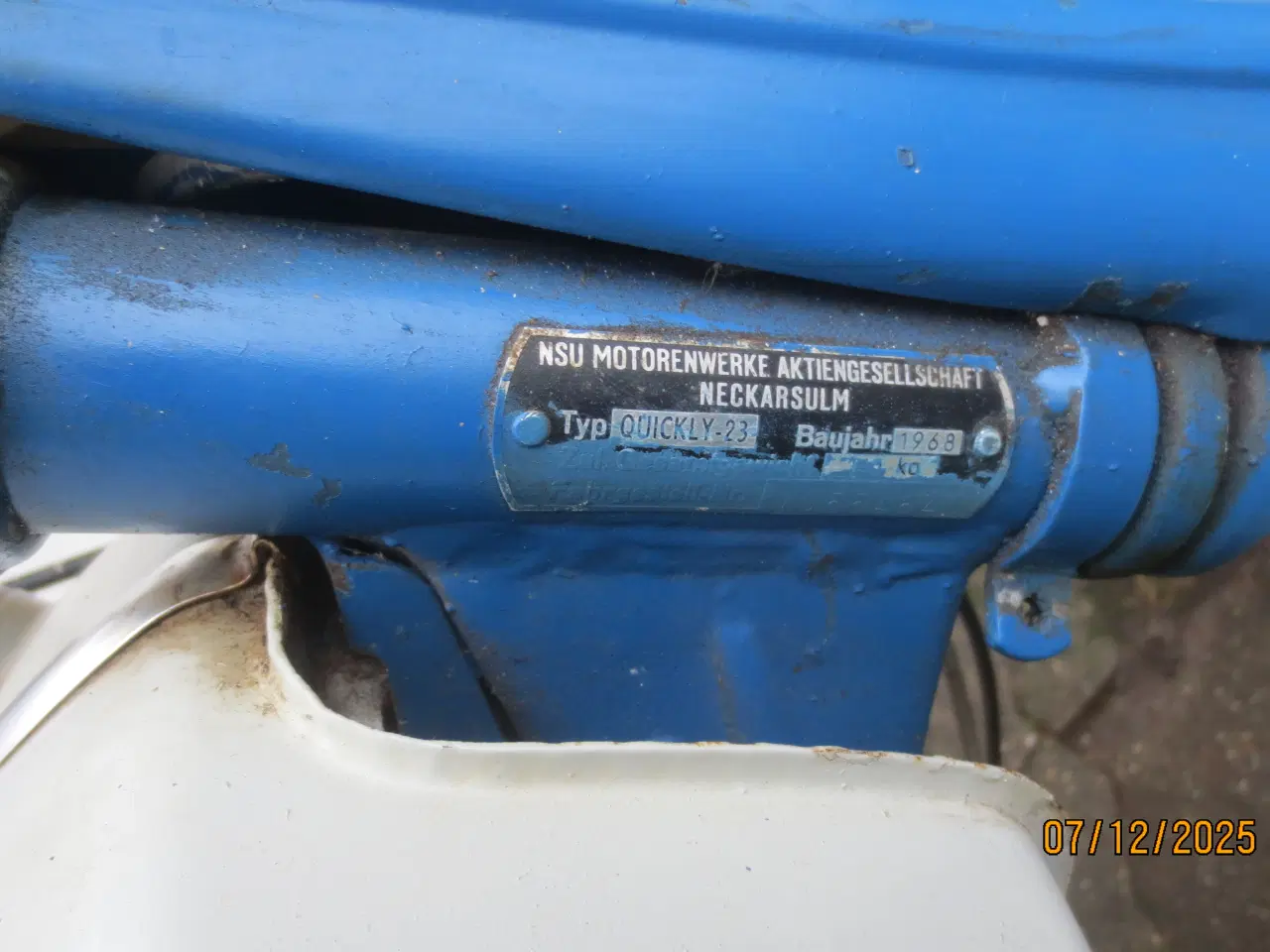 Billede 7 - 1 stk NSU Quickly 2 gear årg 1968