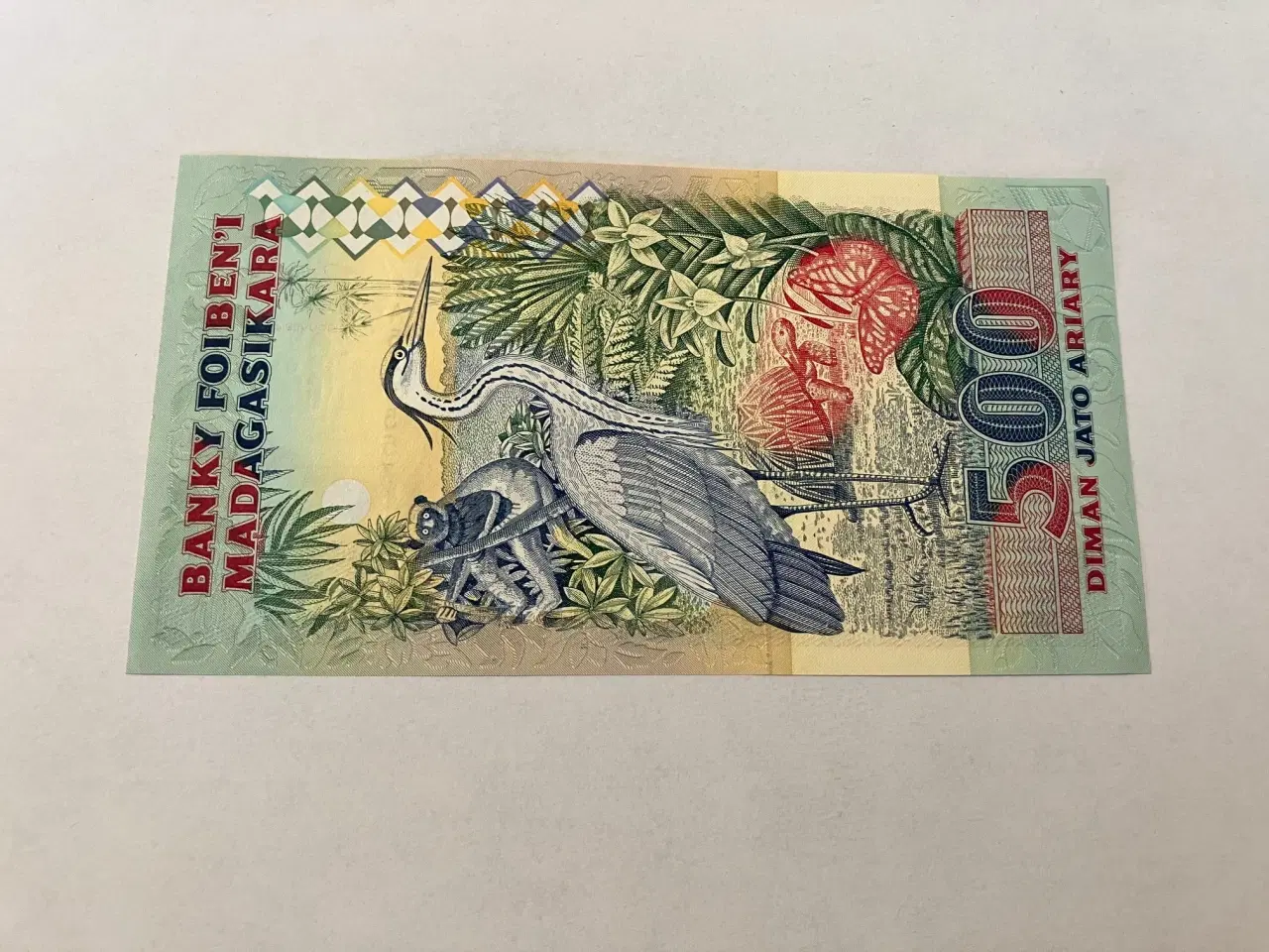Billede 2 - 2500 Francs - 500 Ariary Madagascar
