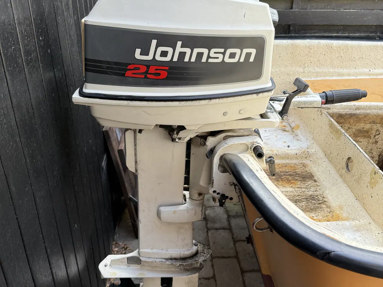 Billede 1 - 25 hk Johnson påhængsmotor langt ben 