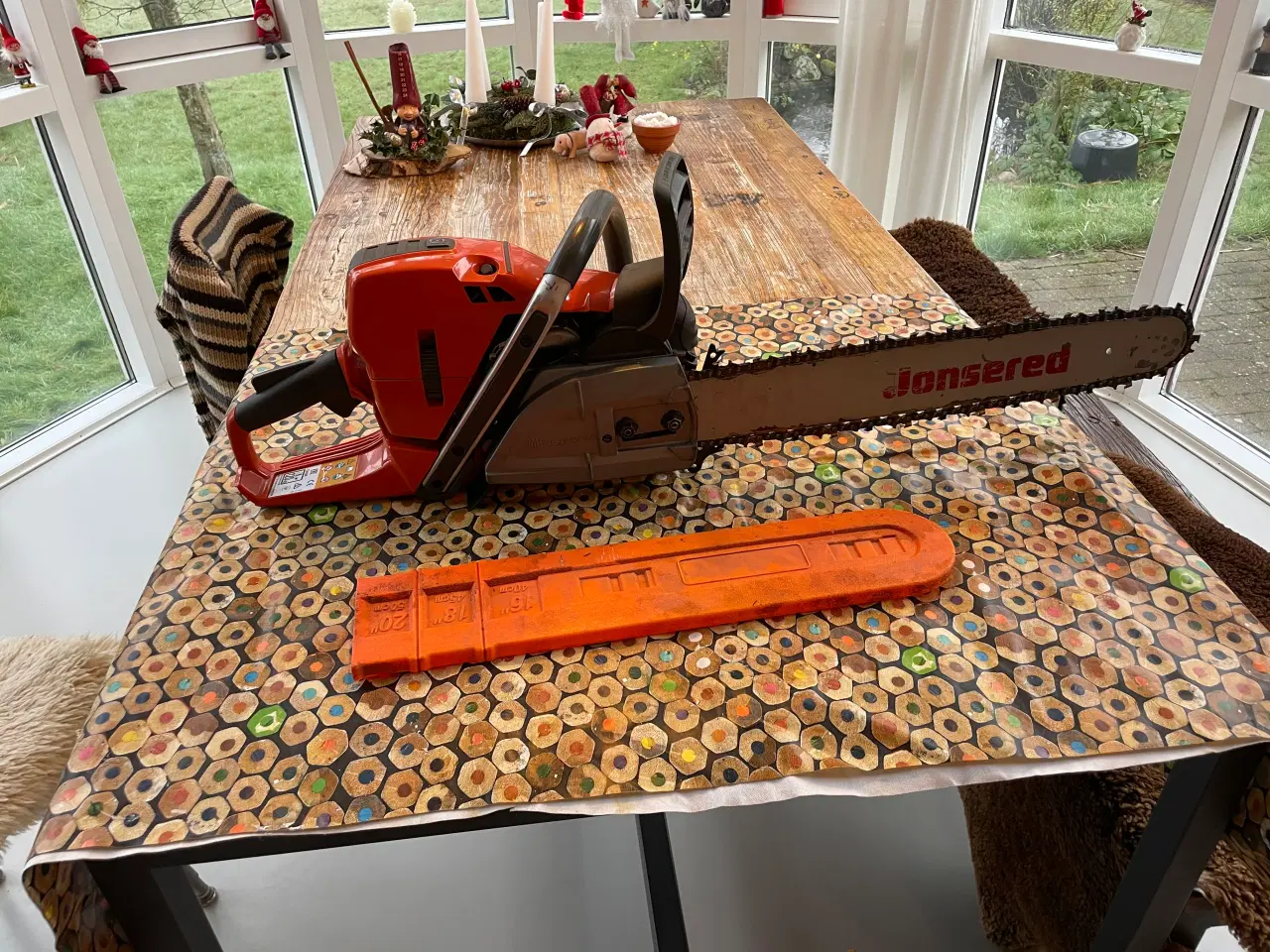 Billede 5 - Husqvarna Motorsav XPG 572 Kraftig sav i god stand