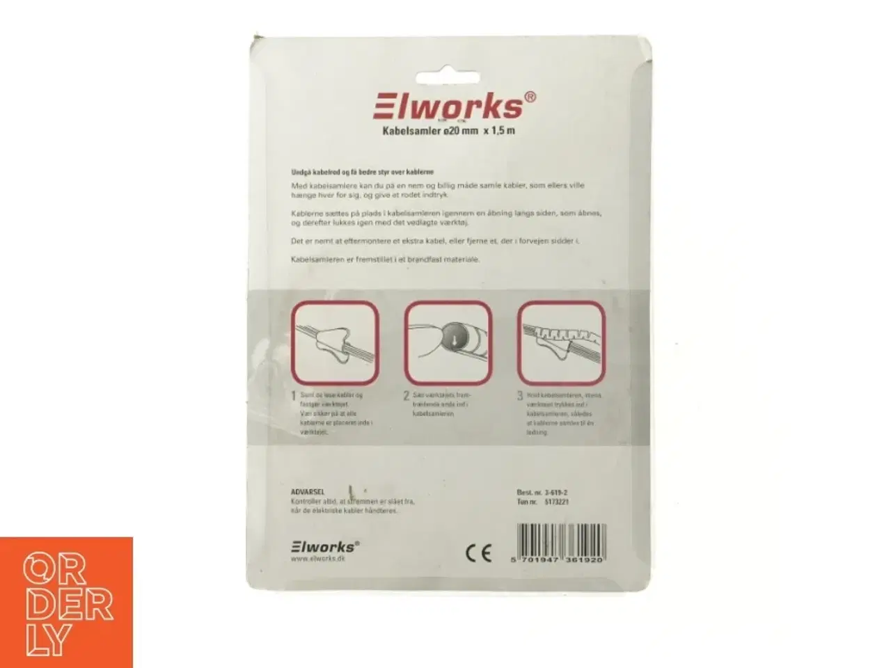 Billede 4 - Kabelsamler fra Elworks (str. 24 x 19 cm)