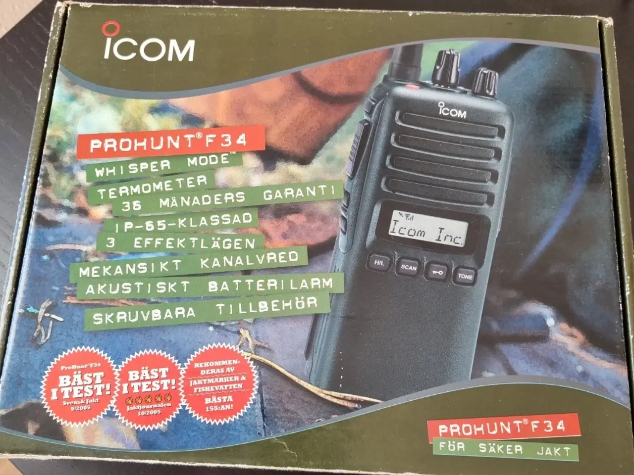Billede 1 - ICOM prohunt F34 jagtradio