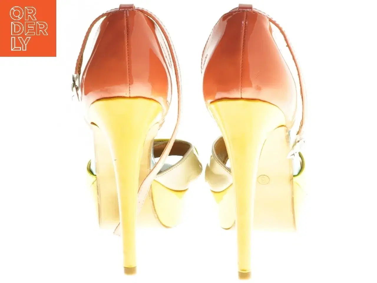 Billede 2 - Farverige højhælede sandaler fra Spot On (str. 36-37 )